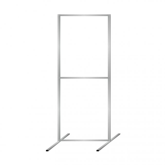 Infostellwand mit Aluprofilen