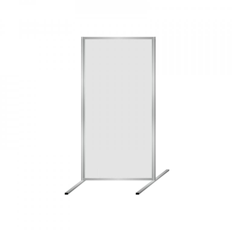 Infostellwand mit Aluprofilen und Platten