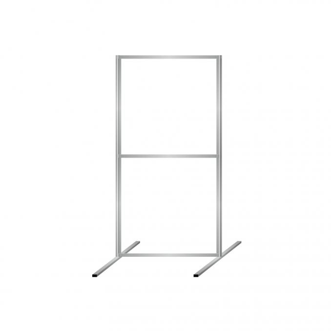 Infostellwand mit Aluprofilen