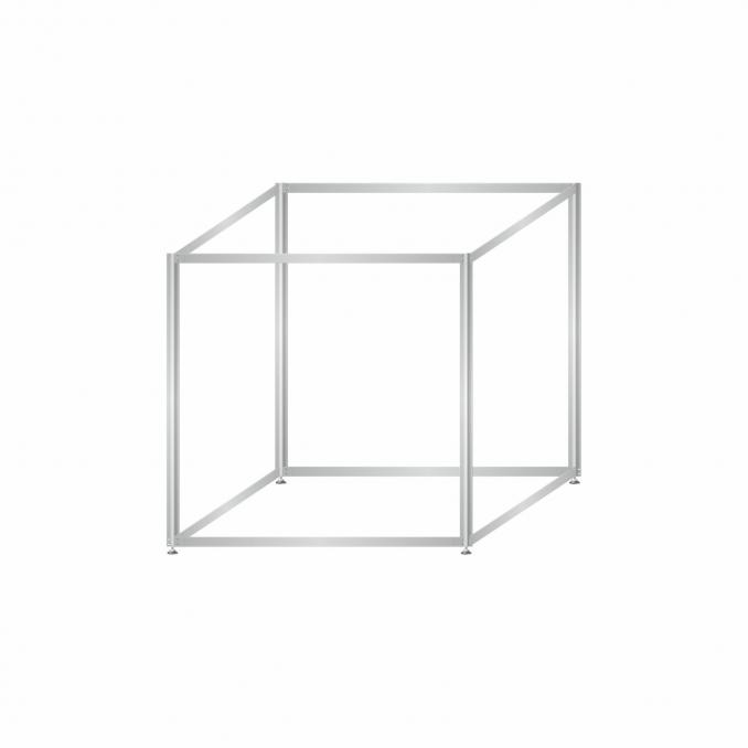 Mehrzwecktisch mit Aluprofilen