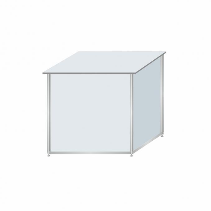 Mehrzwecktisch mit Aluprofilen und Platten