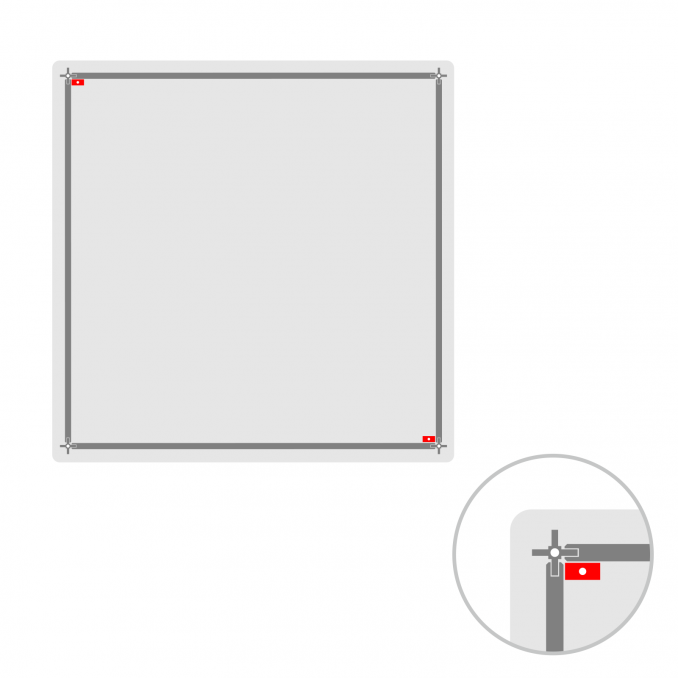 Tischplatte gegen Verrutschen sichern