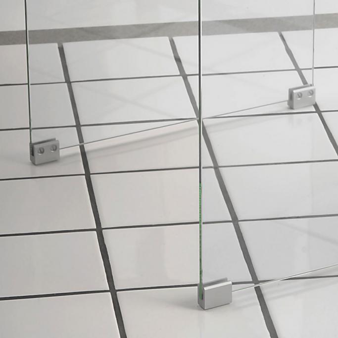 Plattenabschluss als Stellfuß Plattenabschluss als Stellfuß