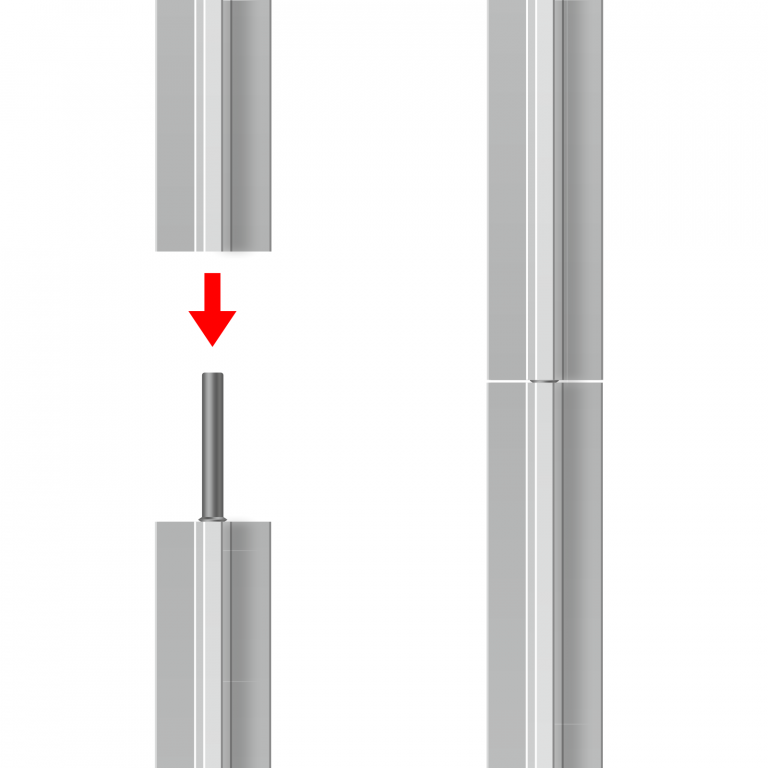 Stellwandset Basic Verlängerungsbolzen