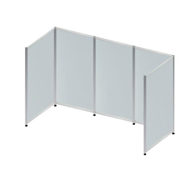 Messestand mit Platten