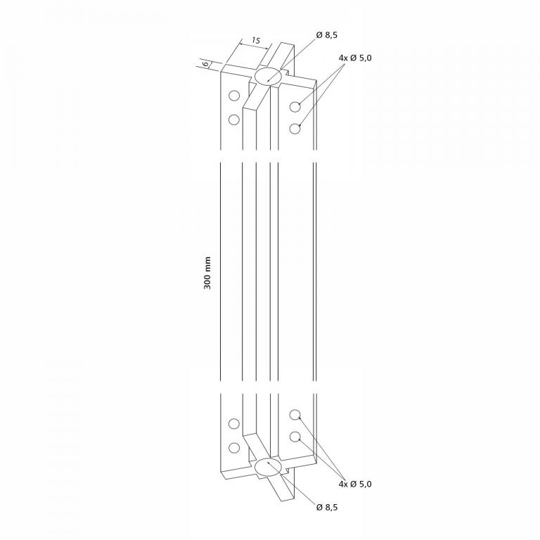 Flexi-Long Blende, Abmessungen
