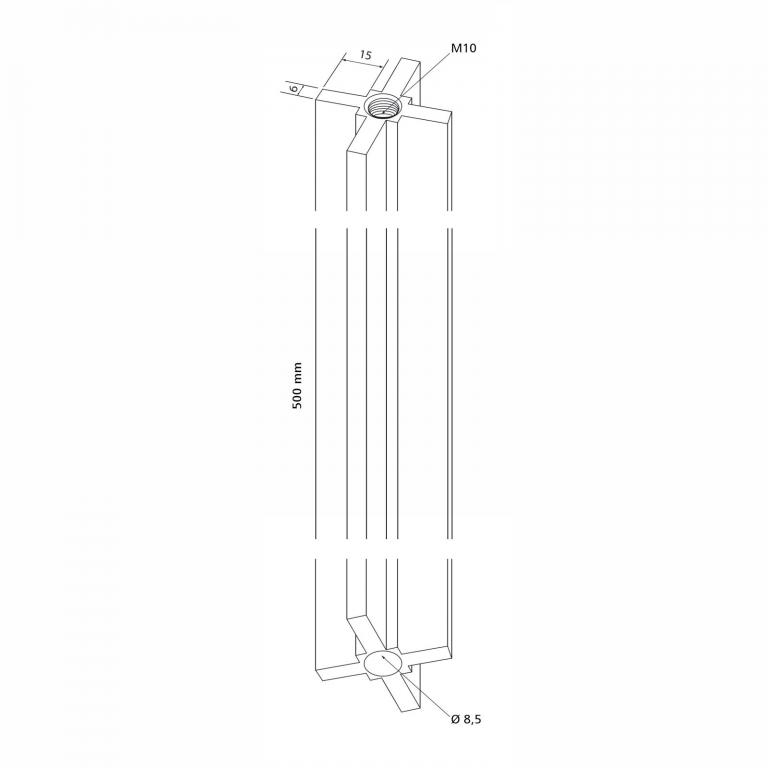 Flexi-Long Bodenverankerung, Abmessungen