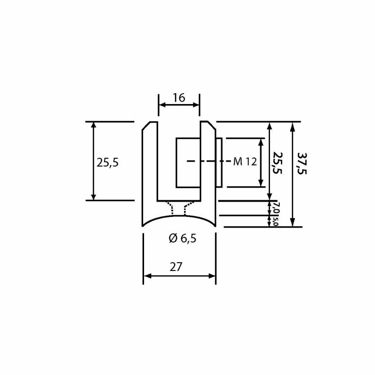 Rohranschluss 10-16 mm Abmessungen