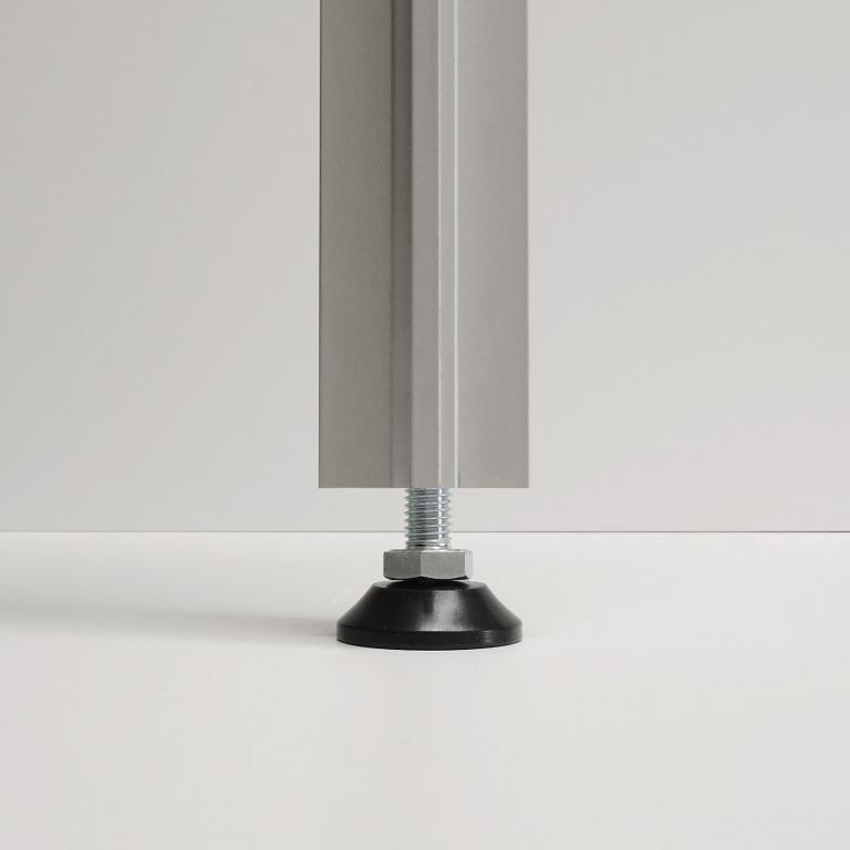 Stellfuß M10 x 30 mm mit Stangenprofil