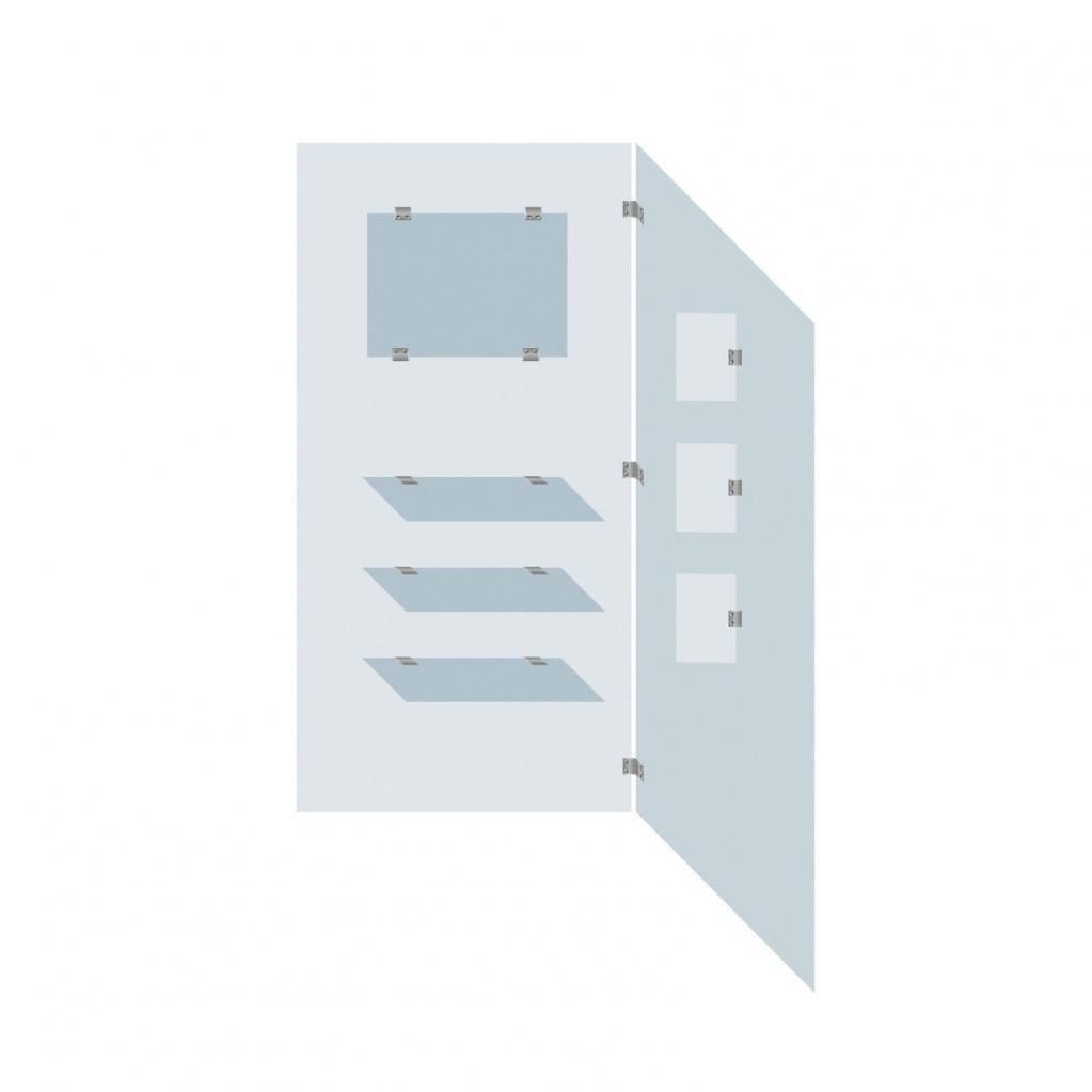 Stellwand mit mehreren Komponenten