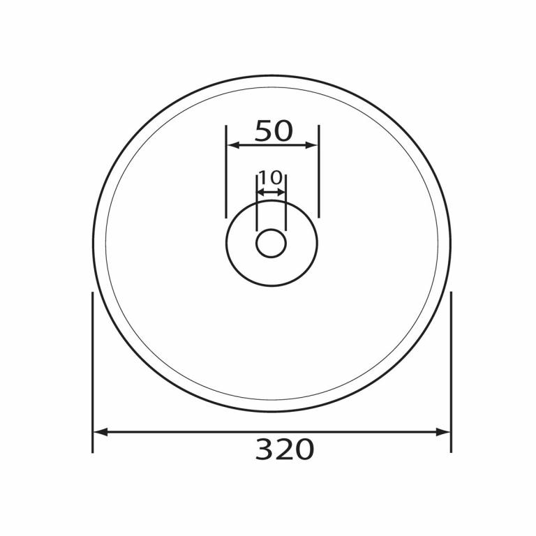 Tellerfuß Abmessungen